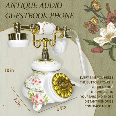 Festa de Casamento Europeu Telefone Livro de Convidados Audio Livro de Convidados FiayaCom Recorder de Mensagens