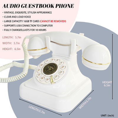 Memórias para Sempre Casamento Telefone Livro de Convidados Captura todas as mensagens para o teu dia especial