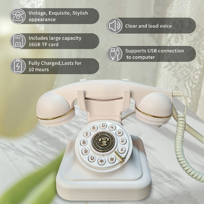 32GB Mensagem de convidado de casamento de cor personalizada de áudio telefone livro de convidados para aniversários eventos