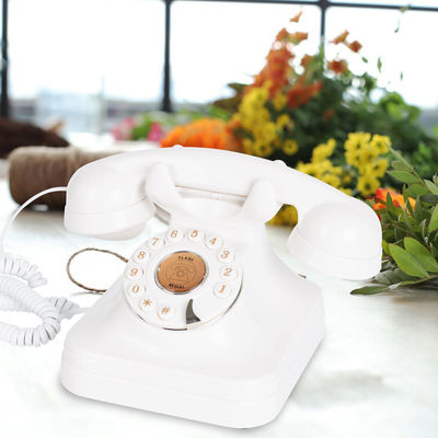 Estilo de casamento livro de convidados telefone recarregável de energia gravador de telefone vintage para casamento