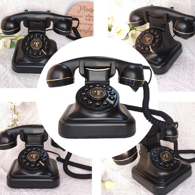 Livro de hóspedes de telefone branco com acessórios incluídos