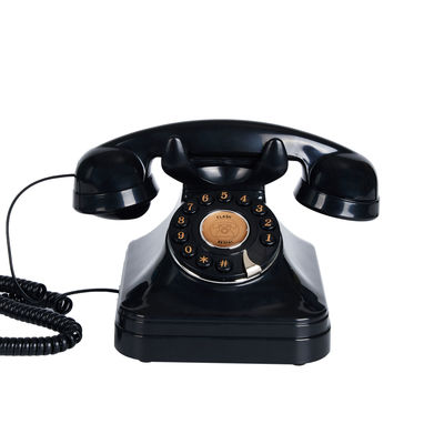 Livro de hóspedes de telefone branco com acessórios incluídos