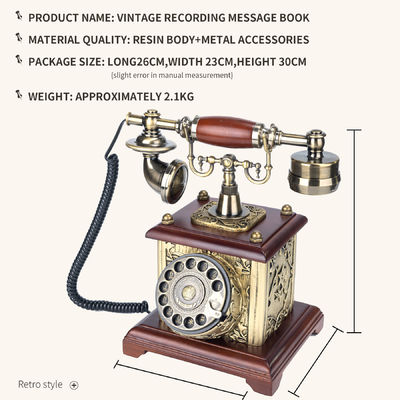 Mantenha memórias vivas Livro de convidados de telefone - perfeito para gravar mensagens de voz de entes queridos em eventos especiais