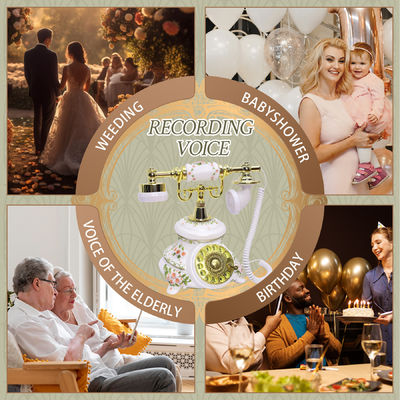Telefonia elegante Livro de convidados Casamento Carregamento Funcional Mensagem de telefone Livro de convidados