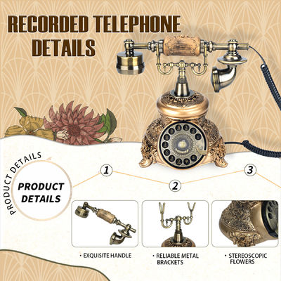 Casamento Clássico Telefonia Livro de Convidados Retro Artesanato Áudio Livro de Convidados de Casamento Para Casais