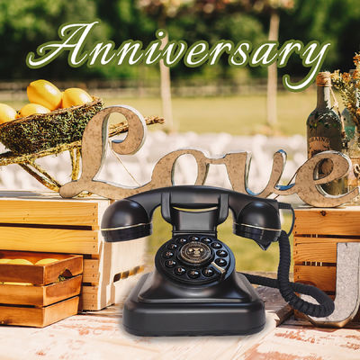 Livro de convidados de ocasião telefone recarregável correio de voz Livro de convidados de casamento