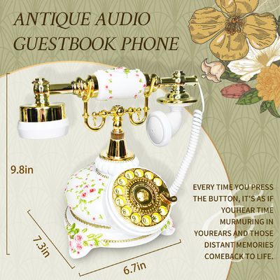 Gravações de áudio Livro de convidados de casamento Telefone Livro de convidados de áudio claro Para festas de formatura