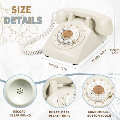 Momentos Especiais Telefone USB Livro de Convidados para Casamento Áudio Livro de Convidados Telefone Aluguel Branco