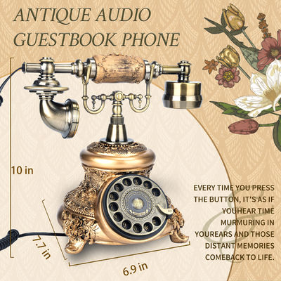 Telefone de som claro Livro de convidados de casamento Livro de convidados de casamento de áudio para banhos de bebê 10 horas