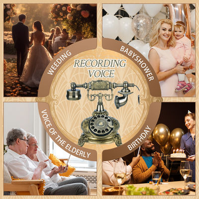 Desejos Correios de Voz Livro de convidados Casamento Som claro Telefone Casamento Livro de convidados 15 horas