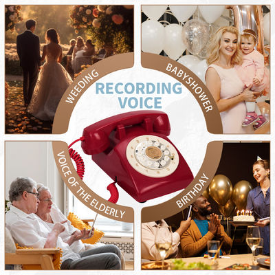 Memória Gravação Livro de convidados Telefone Casamento Audio Livro de convidados para todas as ocasiões