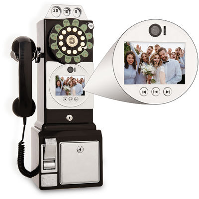 Capture Memórias Vídeo Livro de hóspedes 32GB Armazenamento Livro de áudio de hóspedes Preto Branco Cor