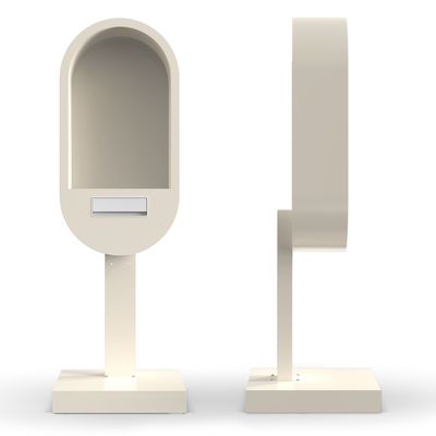 Cabine telefônica de casamento premium em metal com sistema de gravação de livro de visitas em áudio/vídeo