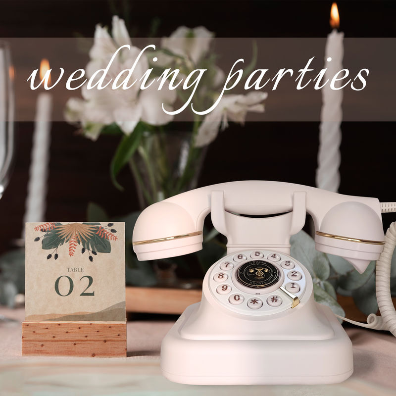 32GB Mensagem de convidado de casamento de cor personalizada de áudio telefone livro de convidados para aniversários eventos