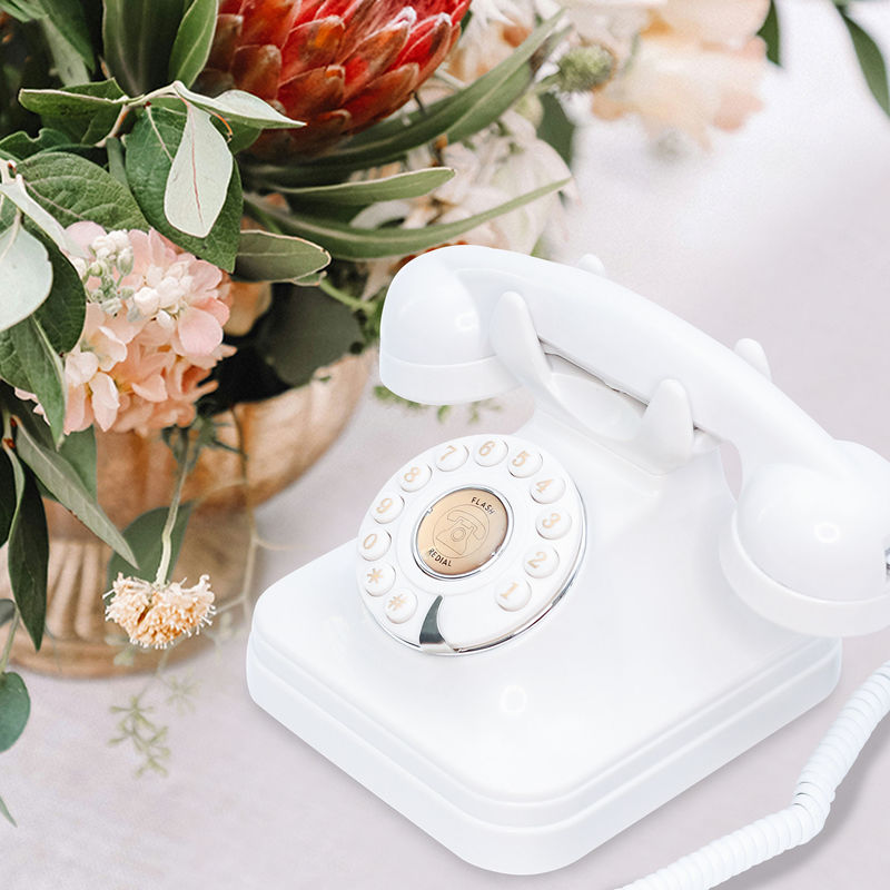Invitados OEM Mensagens Mensagem de áudio Livro de convidados 10 horas telefone antigo Livro de convidados de casamento